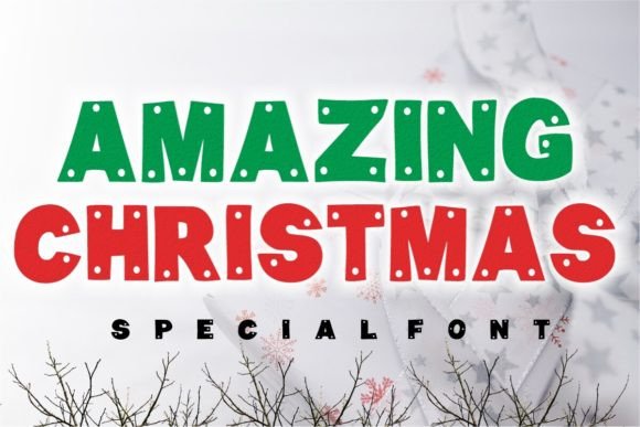 Amazing Christmas Font for Festive Editorial Design