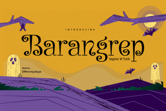 Barangrep Font: A Display Typeface for Enigmatic Editorial Design