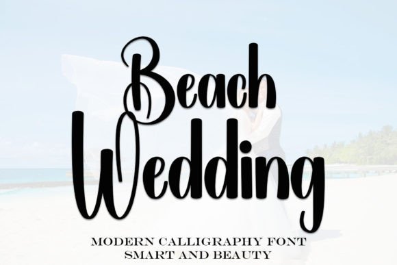 Beach Wedding Font for Eye-Catching Campaign Design