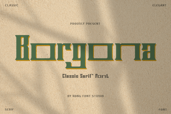 Borgona Vintage Font Brings Timeless Charm to Editorial Design