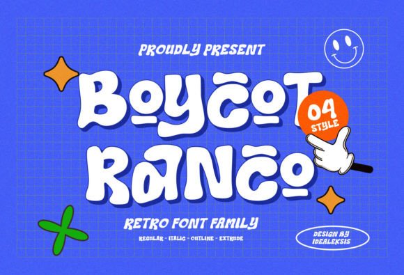 Boycot Ranco: A Playful Display Font for Modern Projects