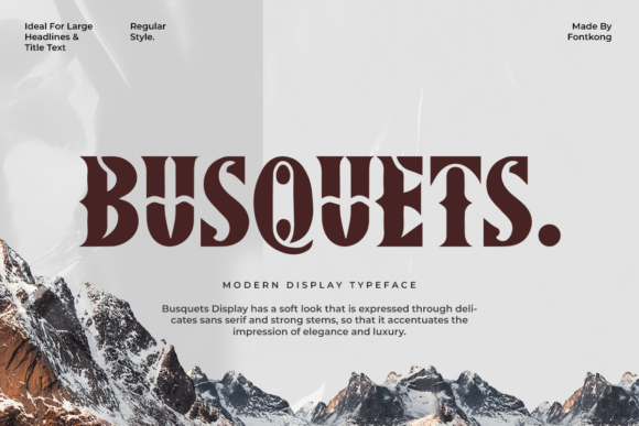 Busquets Font: A Bold Choice for Business Branding