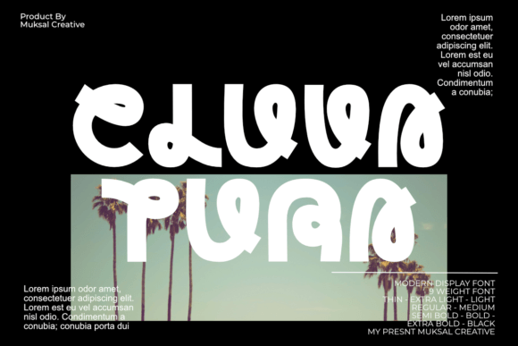 Cluvatura Font: Creative Typography for Editorial Design