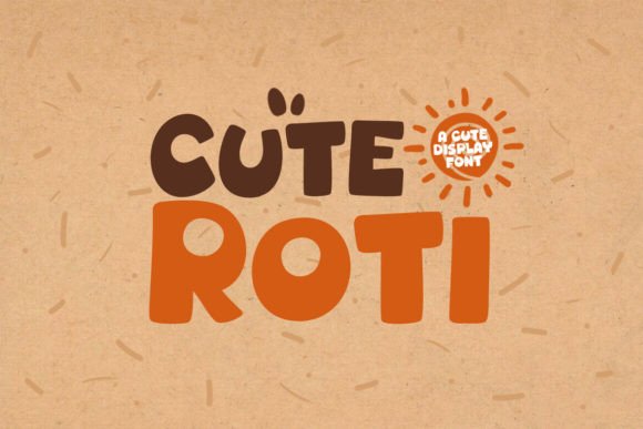 Cute Roti Font: A Modern Display Typeface for Editorial Design