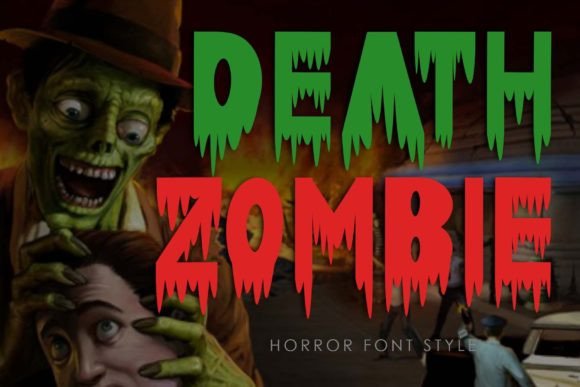 Death Zombie Font: A Creative Branding Tool for Halloween and Horror Themes