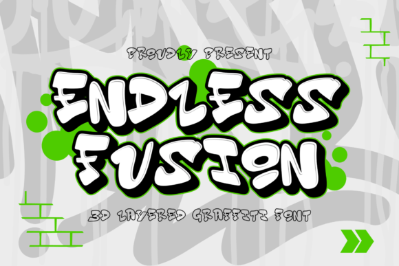 Endless Fusion Font: A Display Typeface for Urban Chic Design