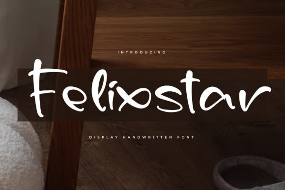 Felixstar Display Handwritten Font for Business Branding