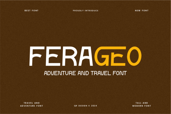 Ferageo Font: A Bold Display Choice for Creative Projects