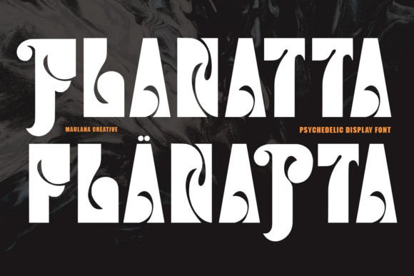 Flanatta Font: A Vintage-Inspired Display Typeface for Creative Makers