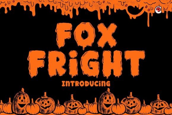 Fox Fright Font: A Playful Display Typeface for Halloween and Kids-Focused Designs