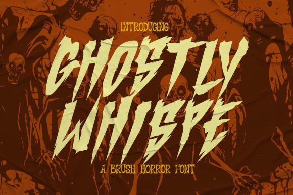 Ghoslty Whispe: A Display Font That Eerie Intrigue