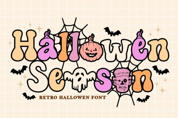 Hallowen Season Font for Halloween Design Projects