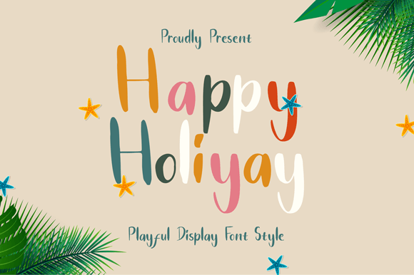 Happy Holiyay Font: A Playful Typeface for Digital Branding