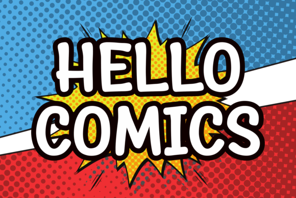 Hello Comics: The Playful Display Font for Engaging Web Design
