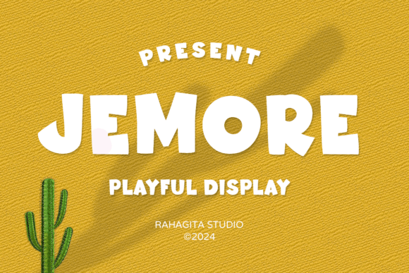 Jemore Font Review: A Playful Bold Display Typeface for Joyful Branding
