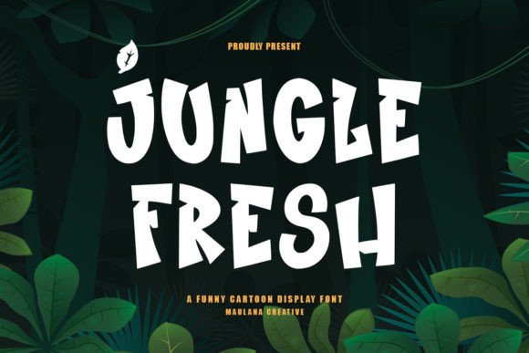 Jungle Fresh: A Display Font for Bold Campaign Headlines