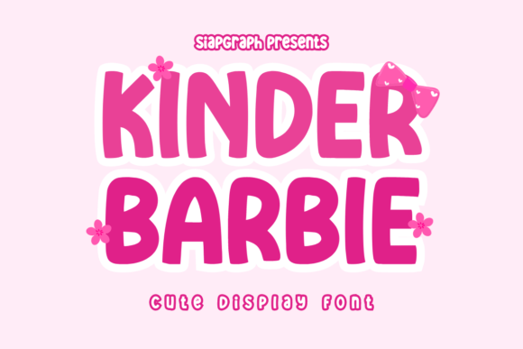 Kinder Barbie Display Font for Digital Branding and Creative Web Design