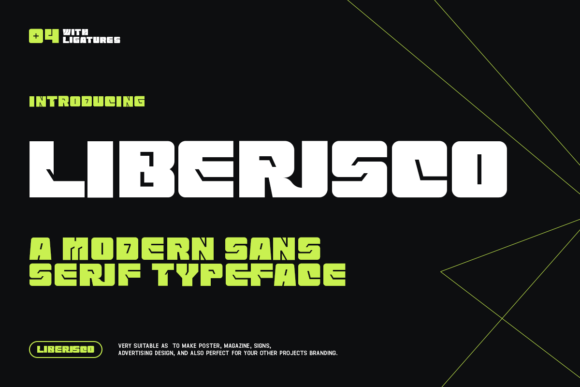 Liberisco: A Display Font for Creative Publication Projects