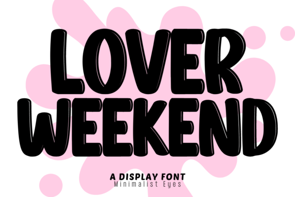 Lover Weekend Font for Charming Craft Designs
