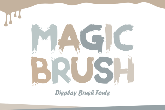 Magic Brush Font for Modern Web Design and Display Projects