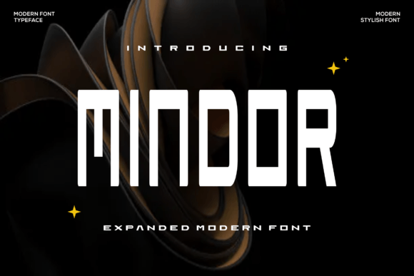 Mindor Font: A Bold Display Typeface for Modern Brand Identity