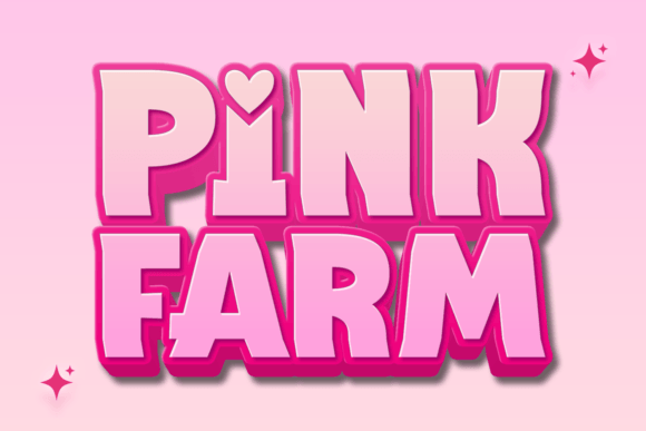 Pink Farm Display Font Review: Whimsical Typography for Bold Brands
