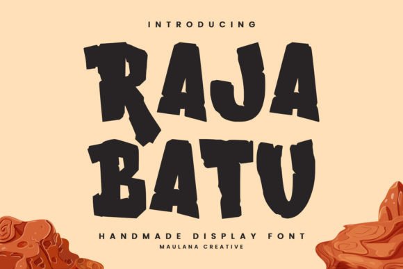 Raja Batu Font for Charming Editorial Designs