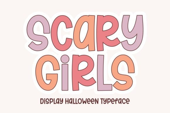 Scary Girls Font: A Halloween Typeface for Creative Makers
