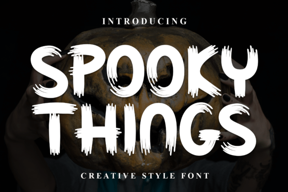 Spooky Things Font for Crafters and Makers