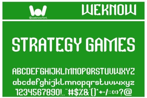Strategy Games Font for Bold Branding and Engaging Campaigns