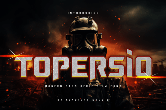 Topersio Display Font: A Bold Typeface for Eye-Catching Campaigns