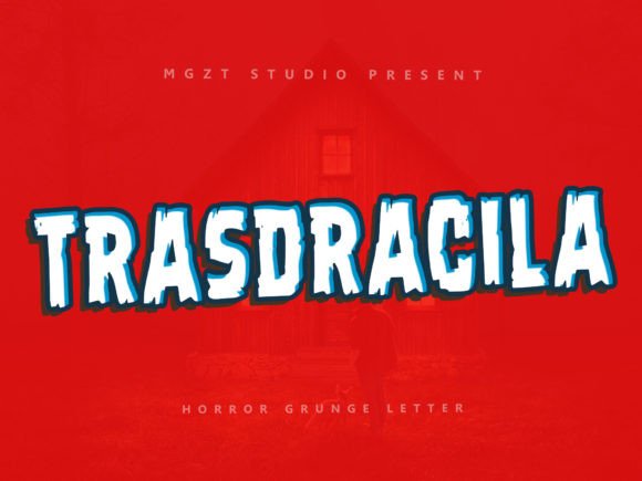Trasdracila Font: A Spooky Display Typeface for Digital Branding