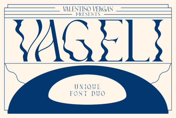 Vageli Display Font for Crafters and Product Creators